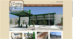 Desktop Screenshot of coppermillmetals.com